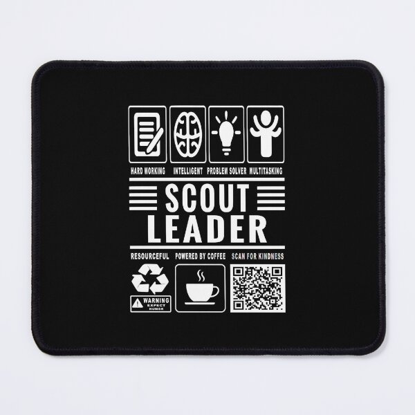 Item preview, Funny Scout Leader Job Description Icons QR Code designed and sold by MerchMaxxing.