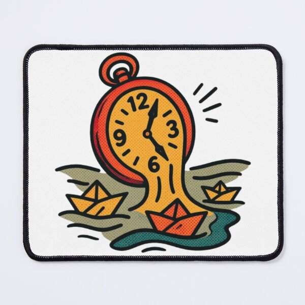 Item preview, Lost at Sea: The Melting Timepiece Illustration designed and sold by Miheerala.