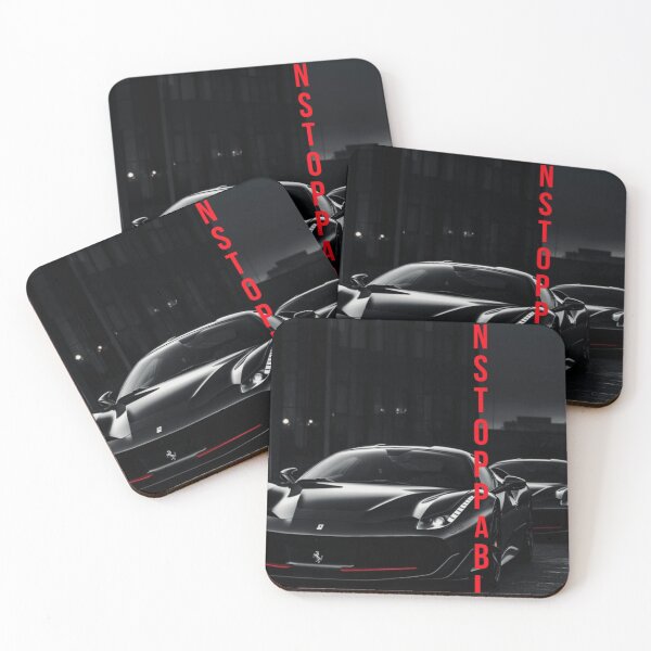 Item preview, Unstoppable Supercar Aesthetic Poster | Dark Luxury Car Motivation | Dragon Tales x On Wednesday We Wear Black Inspired designed and sold by zevorgue.