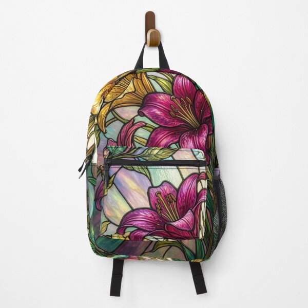 Item preview, Stained Glass Style Lilies designed and sold by Tridentulus.