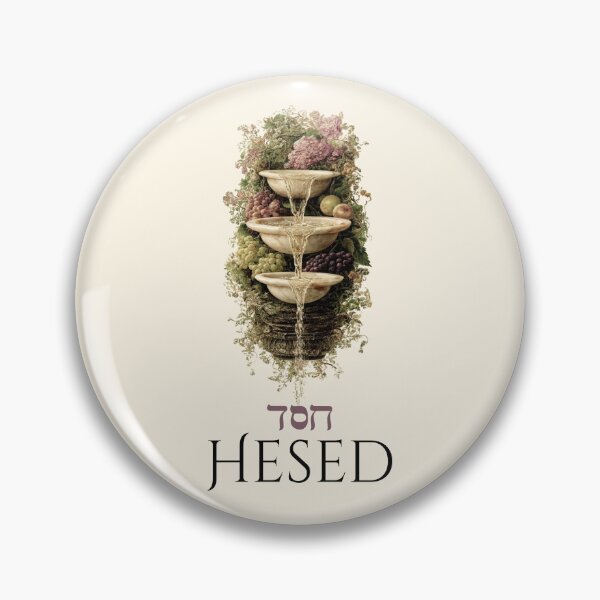 Item preview, HESED — Overflowing Mercy Fountain Botanical Spiritual Art Print designed and sold by Alt Christian.
