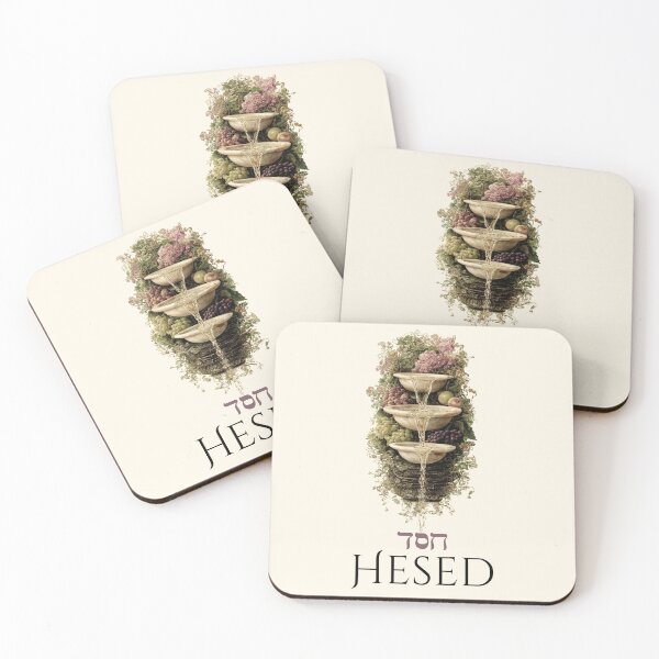 Item preview, HESED — Overflowing Mercy Fountain Botanical Spiritual Art Print designed and sold by Alt Christian.