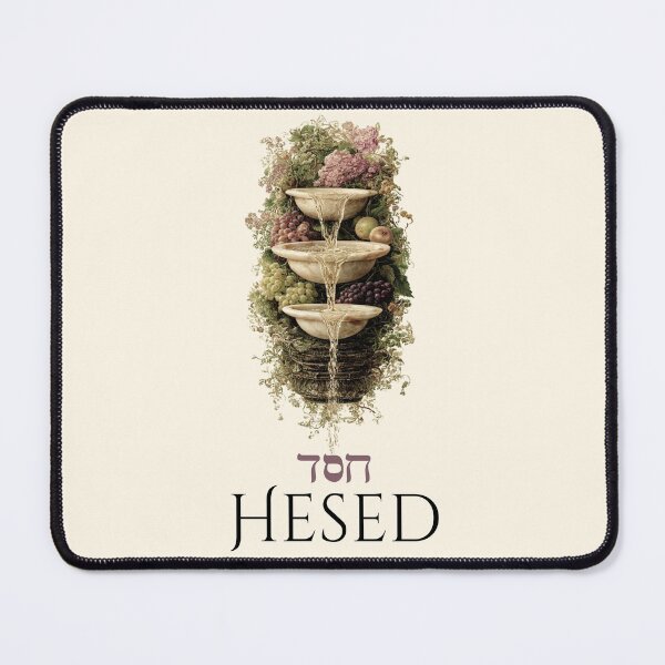 Item preview, HESED — Overflowing Mercy Fountain Botanical Spiritual Art Print designed and sold by Alt Christian.