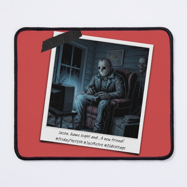 Item preview, Jason Voorhees Retro Game Night - Polaroid Art designed and sold by OldVoltage.