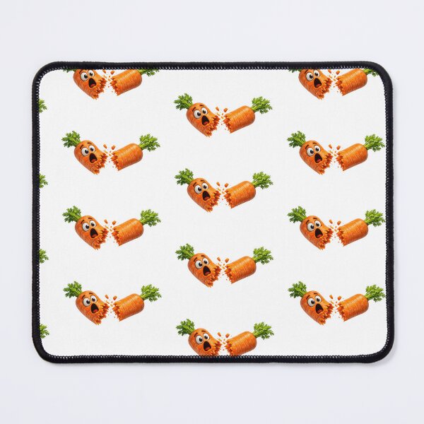 Item preview, Funny Shocked Carrot Snapping in Half Cartoon designed and sold by jgvisualarts.