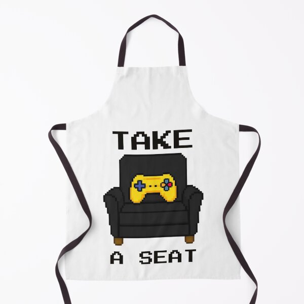 Item preview, Take A Seat Gaming Pix Logo designed and sold by logowannawear.