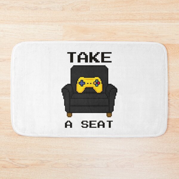Item preview, Take A Seat Gaming Pix Logo designed and sold by logowannawear.