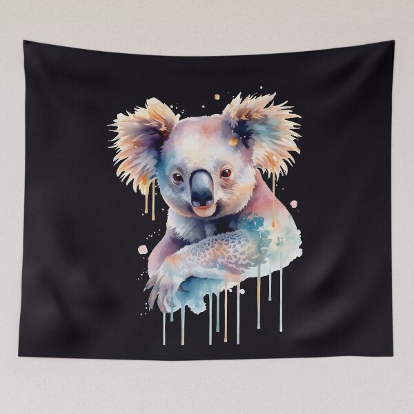 Item preview, Cute Watercolor Koala | Pastel Australian Animal Artwork designed and sold by Biedroneczka.