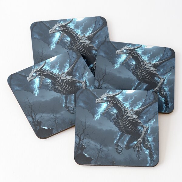 Item preview, Moonlit Spectral Dragon of the Forgotten Cemetery designed and sold by The Confluence.