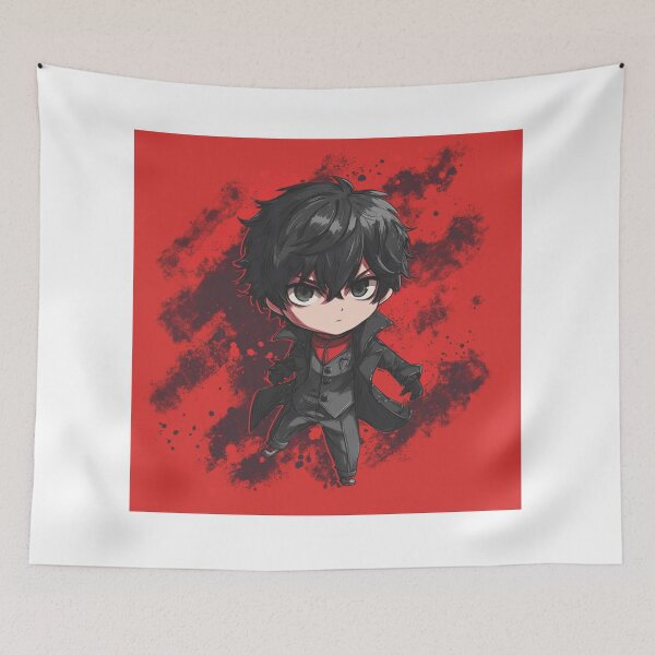 Item preview, Chibi Phantom Trickster | Cute Masked Rebel Hero designed and sold by MyChibiArts.