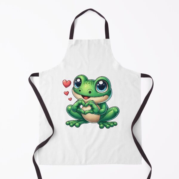 Item preview, Urocza Grafiką Żaby z Serduszkiem-Cute Frog Art designed and sold by NeonSketch Lab.