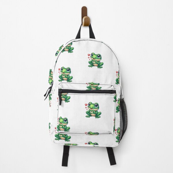 Item preview, Urocza Grafiką Żaby z Serduszkiem-Cute Frog Art designed and sold by NeonSketch Lab.