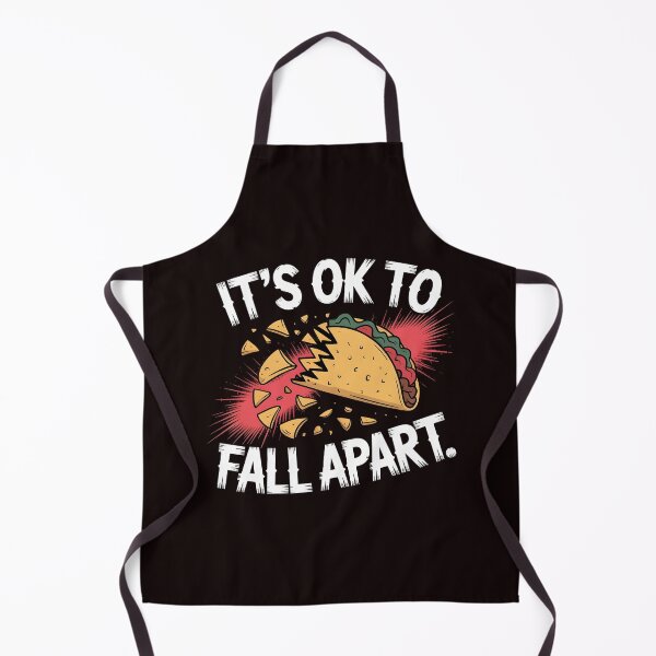 Item preview, It's Ok to Fall Apart Taco – Depression Awareness Taco Graphic designed and sold by Redgiant87x.