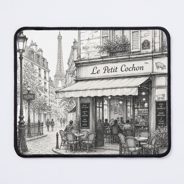 Item preview, Le Petit Cochon Cafe designed and sold by Casterisk Creative.