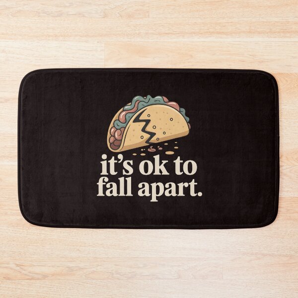 Item preview, It's Ok to Fall Apart Taco – Funny Taco Lover Mental Health Gift designed and sold by Redgiant87x.
