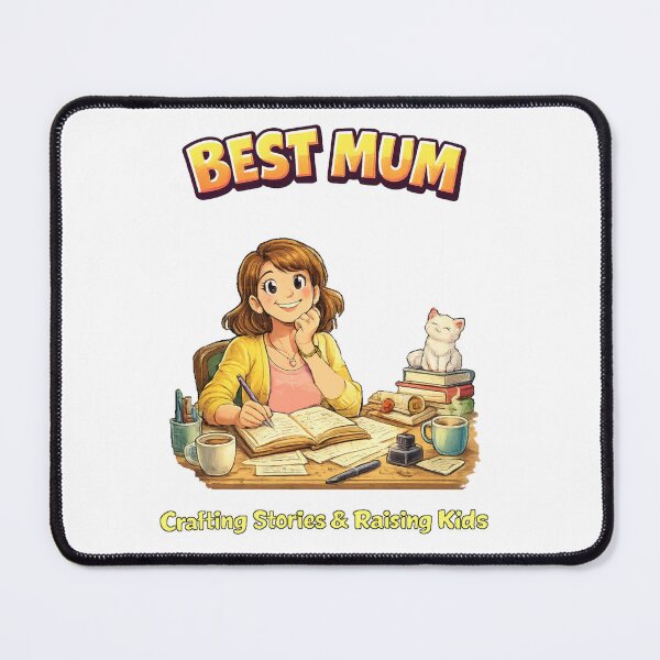 Item preview, Mum,Mom Best Mum Writing stories and poetry designed and sold by JamesDunican.