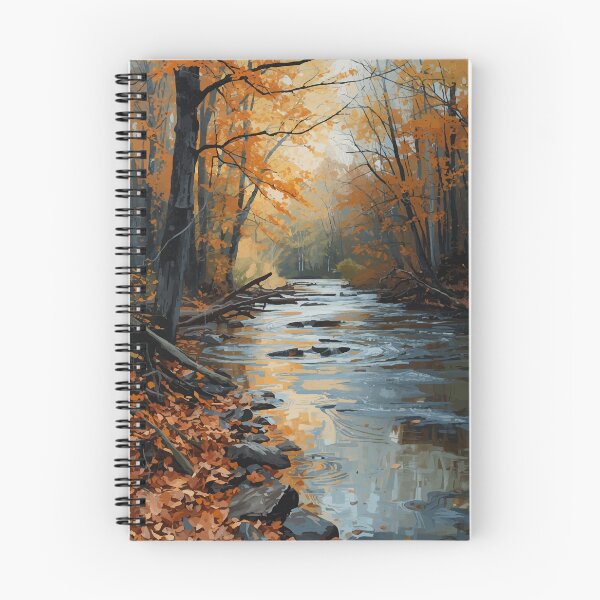 Item preview, Amber Creek in Autumn designed and sold by AbstractAnom.
