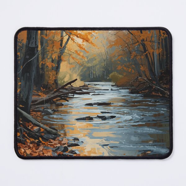 Item preview, Amber Creek in Autumn designed and sold by AbstractAnom.