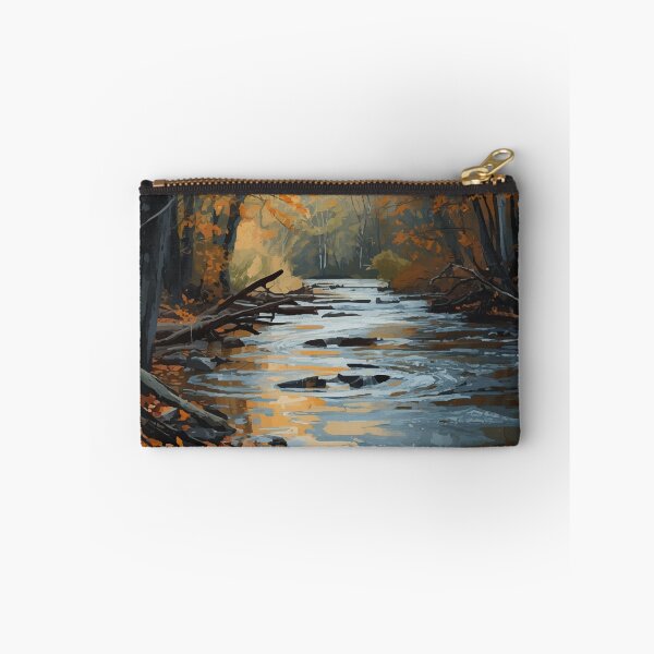 Item preview, Amber Creek in Autumn designed and sold by AbstractAnom.