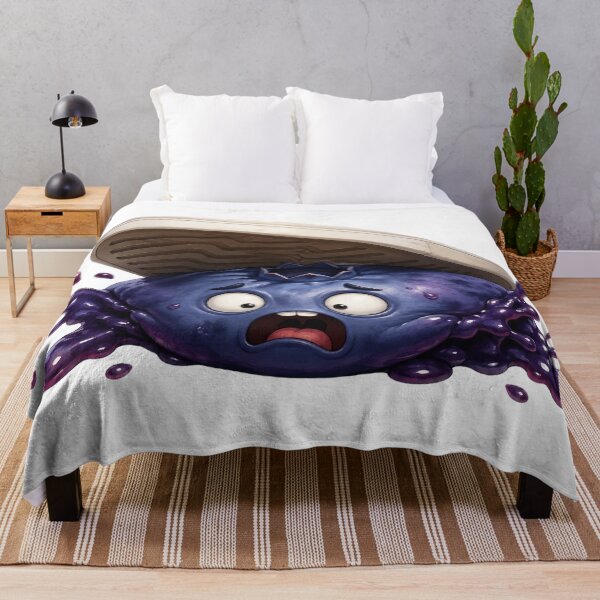 Item preview, Funny Scared Blueberry Getting Squashed by Shoe designed and sold by jgvisualarts.