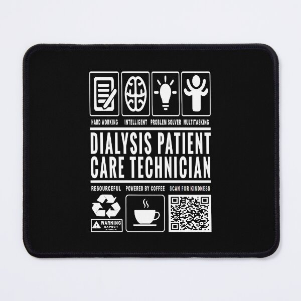 Item preview, Funny Dialysis Patient Care Technician Job Description Icons QR Code designed and sold by MerchMaxxing.