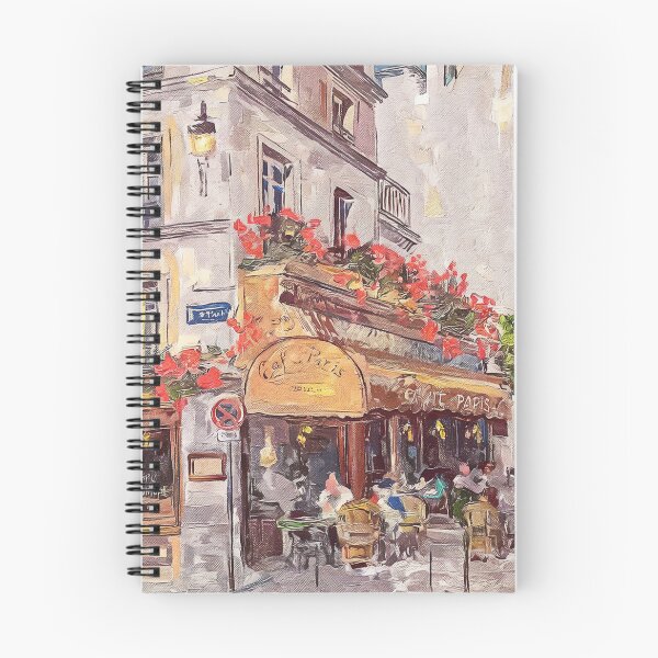 Item preview, French Café Art | European Corner Restaurant Print designed and sold by CARRAANN.