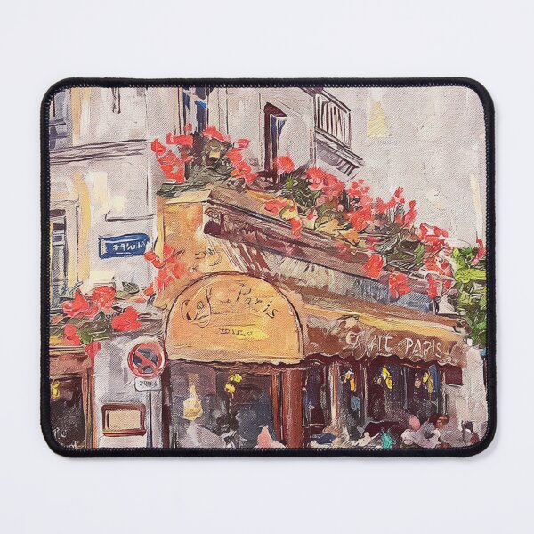 Item preview, French Café Art | European Corner Restaurant Print designed and sold by CARRAANN.
