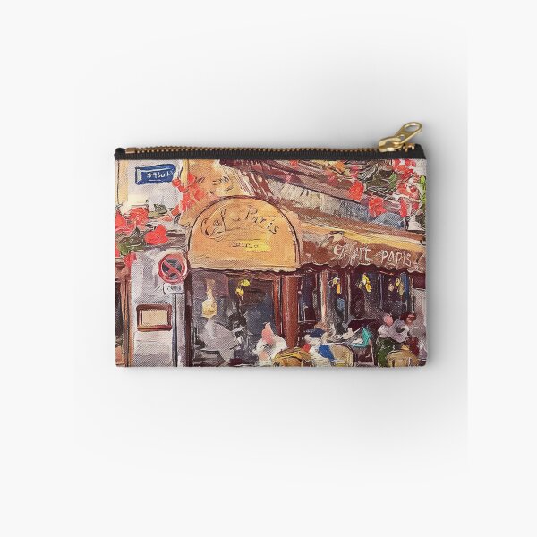 Item preview, French Café Art | European Corner Restaurant Print designed and sold by CARRAANN.