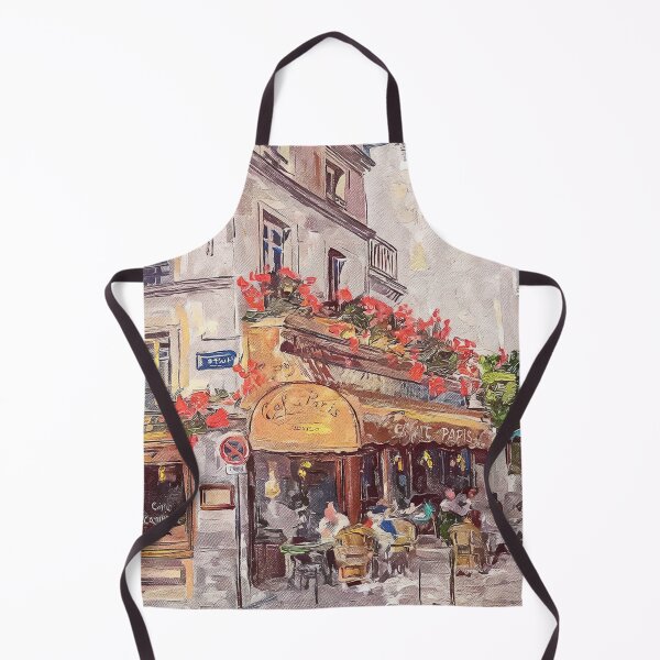 Item preview, French Café Art | European Corner Restaurant Print designed and sold by CARRAANN.