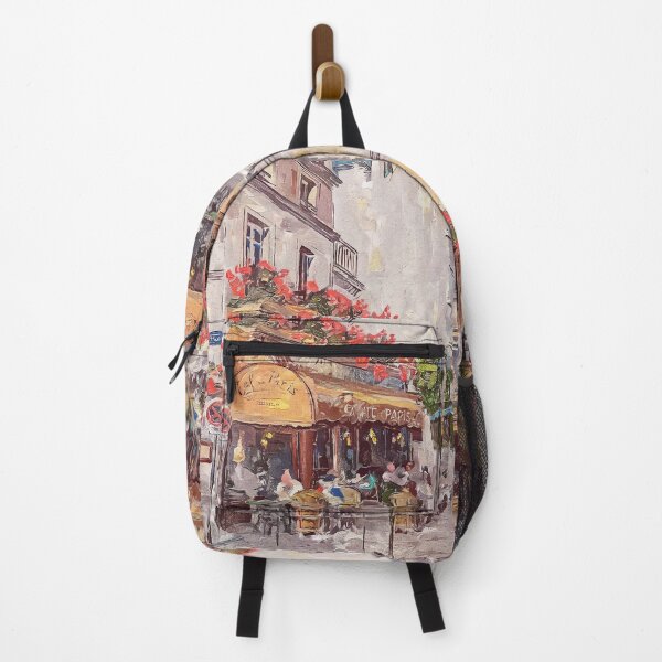 Item preview, French Café Art | European Corner Restaurant Print designed and sold by CARRAANN.
