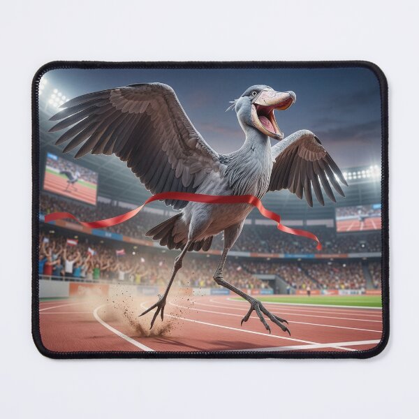 Item preview, Shoebill Crane Wins the Day designed and sold by Tridentulus.