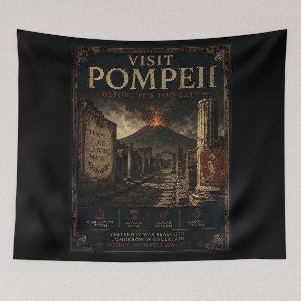 Item preview, Visit Pompeii before it's too late designed and sold by Sartawsky.