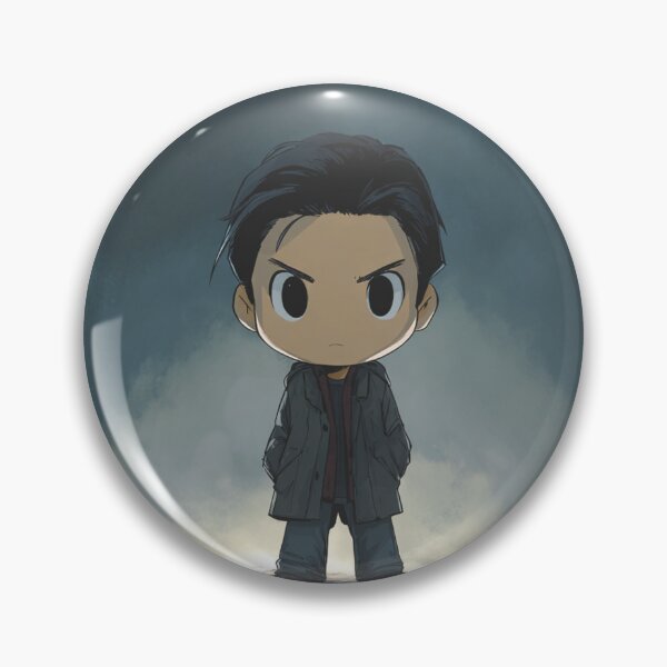 Item preview, Chibi Thriller Writer | Cute Flashlight‑Wielding Hero designed and sold by MyChibiArts.