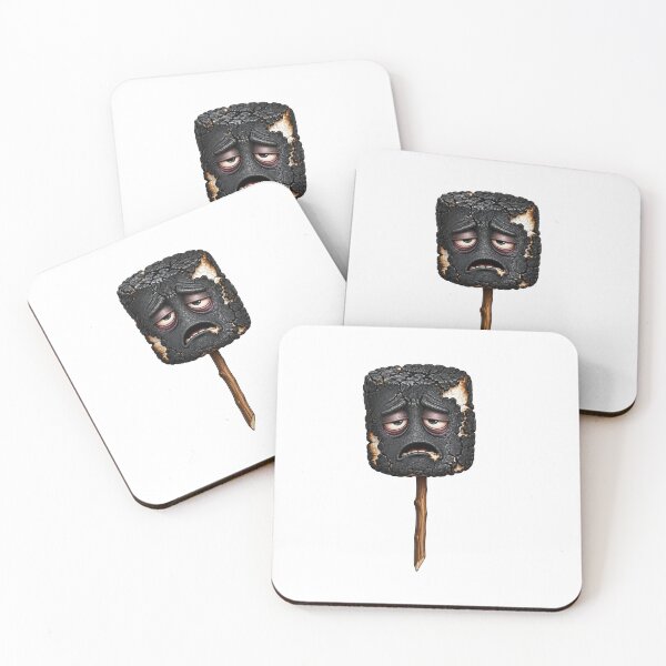 Item preview, Sad Burnt Marshmallow on a Stick designed and sold by jgvisualarts.