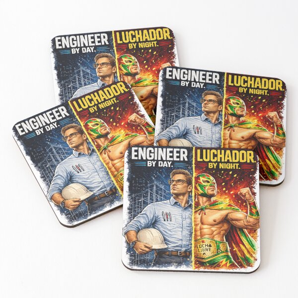 Item preview, Engineer by day. Luchador by night. designed and sold by color4all.