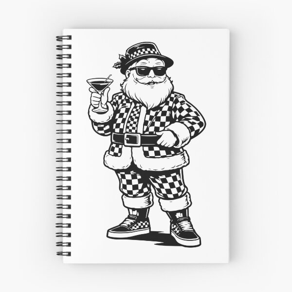 Item preview, Ska Santa Claus – Checkered Suit Holiday Ska Vibes: Bad Manners, The Beat, The Specials designed and sold by PIXEL POP DESIGNS - Beyond the Norm!.
