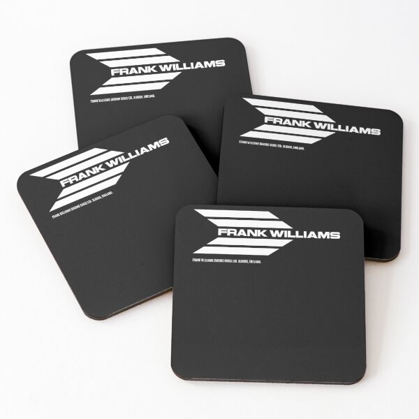 Item preview, Frank Williams Racing 1969-70 team logo (with address) - white print  designed and sold by Memes-for-all.