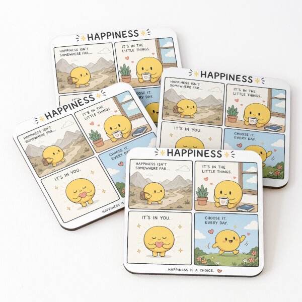 Item preview, Cute Kawaii Yellow Blob: Happiness In The Little Things. designed and sold by CraftMuse19.