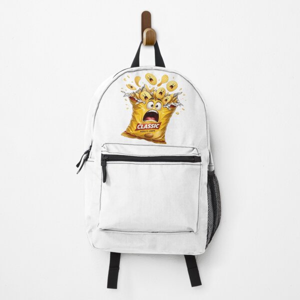 Item preview, Classic Potato Chips Funny Screaming Cartoon Bag designed and sold by jgvisualarts.