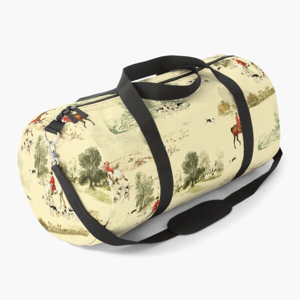 Item preview, Vintage English Country Hunting Horse Riders Hounds Beige designed and sold by tanjica.