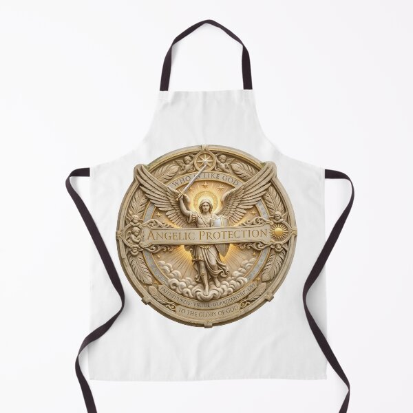 Item preview, Angelic Protection Divine Guardian Gold Seal designed and sold by LazyGeniusArt.