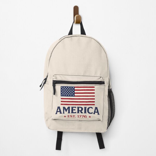 Item preview, America Est. 1776 Vintage Flag designed and sold by Chicken Dinner Studio.