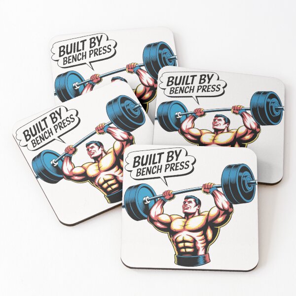 Item preview, Built by Bench Press – Gym Motivation Strength Training Design designed and sold by Sparkofart07.