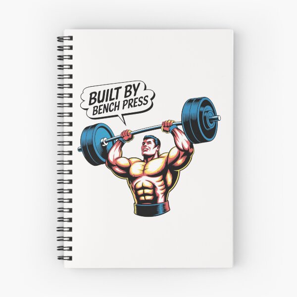 Item preview, Built by Bench Press – Gym Motivation Strength Training Design designed and sold by Sparkofart07.