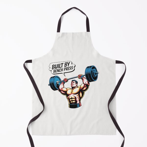 Item preview, Built by Bench Press – Gym Motivation Strength Training Design designed and sold by Sparkofart07.