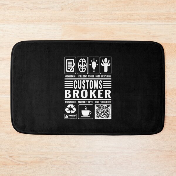 Item preview, Funny Customs Broker Job Description Icons QR Code designed and sold by MerchMaxxing.