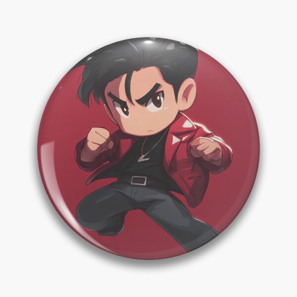 Item preview, Chibi Devil‑Blood Fighter | Cute Martial‑Arts Antihero designed and sold by MyChibiArts.