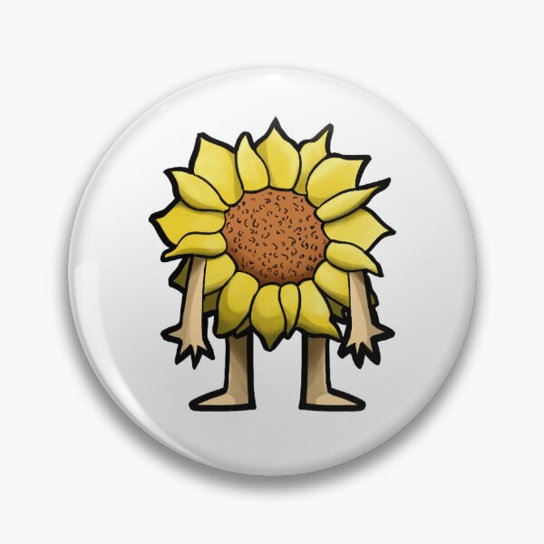 Item preview, Sunflower With Hands and Legs Funny Sticker designed and sold by PlantEmpire.