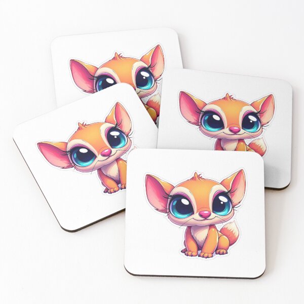Item preview, Adorable Cartoon Fox Sticker" designed and sold by NeonSketch Lab.