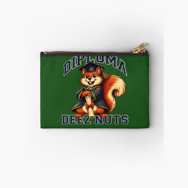 Item preview, Diploma Deez Nuts Graduate Squirrel designed and sold by SecretSquirrellDesigns.